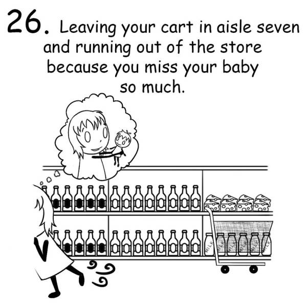 Funny Drawings About Life Of A New Parent