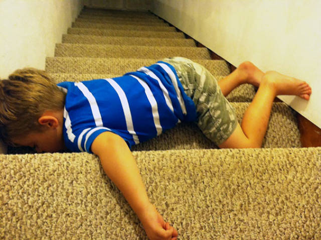 Kids Have This Amazing Ability When They Can Literally Fall Asleep Anywhere