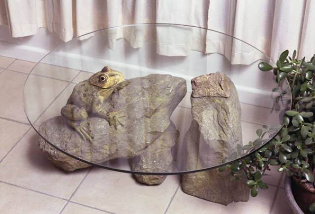 Unique Coffee Tables That Give An Illusion Of Animals Plunging In And Out Of The Glass