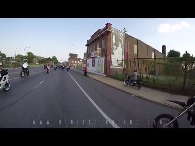 That’s Why You Don’t Ride On A Sidewalk On A Bike