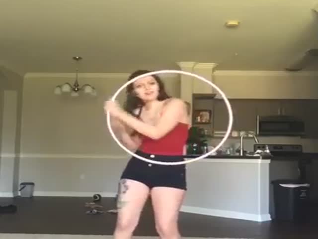 It’s Just impossible To Stop Watching This Girl Hula Hooping