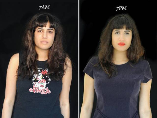 How People Look At 7 AM vs 7 PM