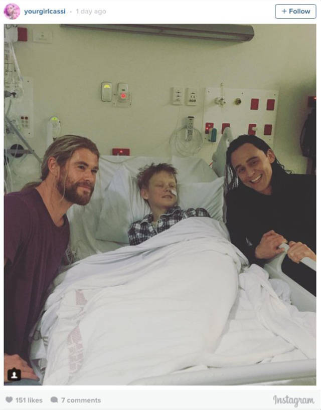 Loki And Thor Visit To Kids At The Hospital And Make Everybody