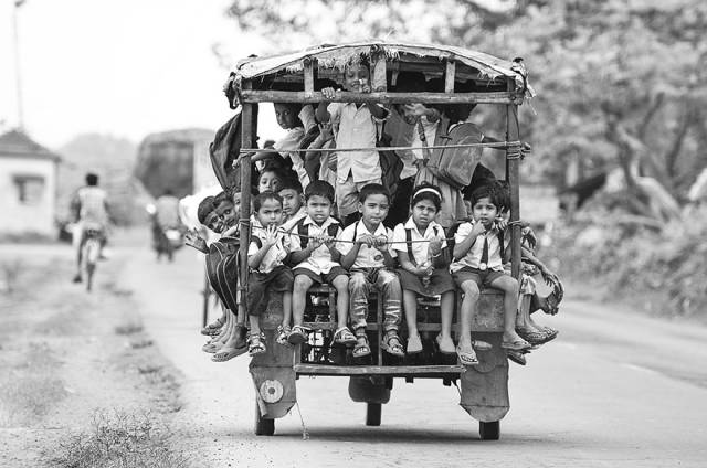 This Is What Kids Around The World Have To Do To Get To School