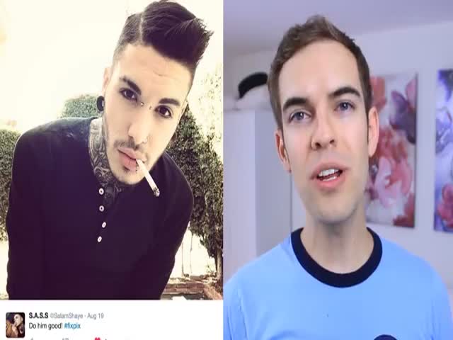 Comedian And Youtube Vlogger, Jack Douglass Does Some Photoshop Magic To Fix The Pics