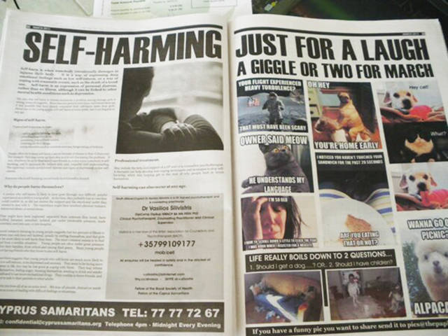 Both Terrible And Hilarious Newspaper Layout Fails