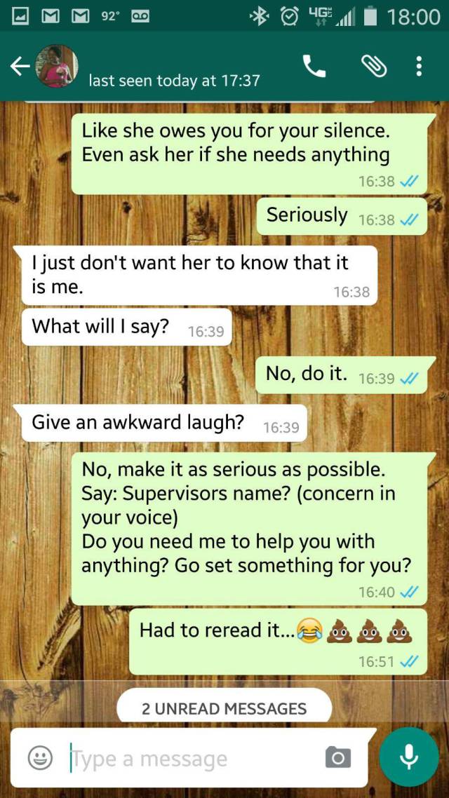 Girl Texts A Crazy Story That Happened To Her In A Toilet Stall