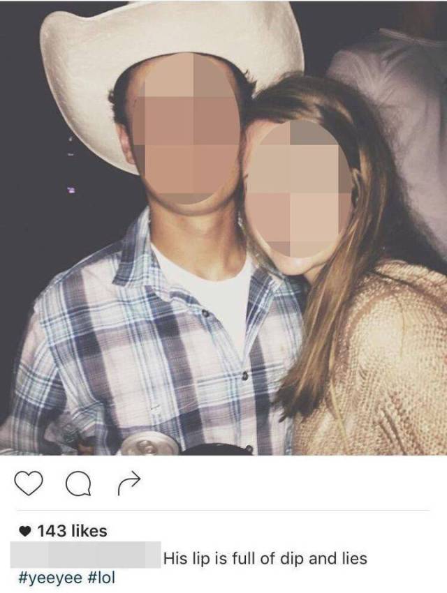 Girl Recaptions All Her Instagram Photos With Boyfriend After Finding Out He Cheated On Her