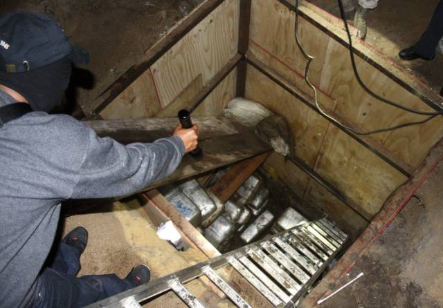 Illegal Tunnel System Of The US-Mexico Border