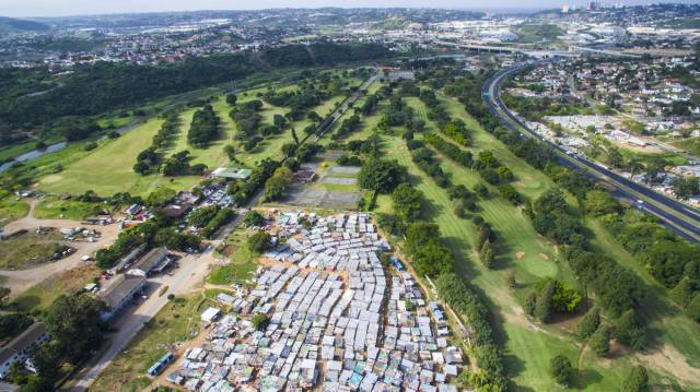 Stunning Drone Photos That Show Separation Of Wealthy And Poor Communities In South Africa