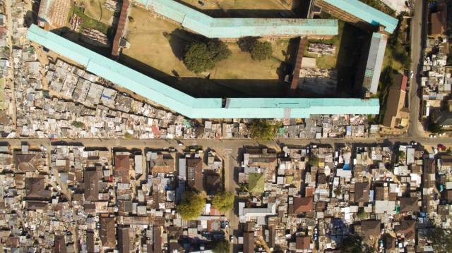 Stunning Drone Photos That Show Separation Of Wealthy And Poor Communities In South Africa