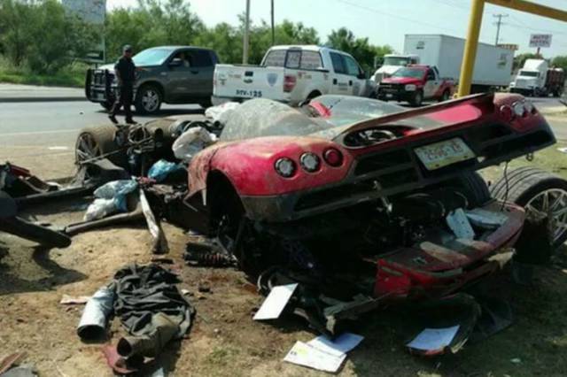 Rare Supercar Completely Destroyed In A Crash In Northern Mexico