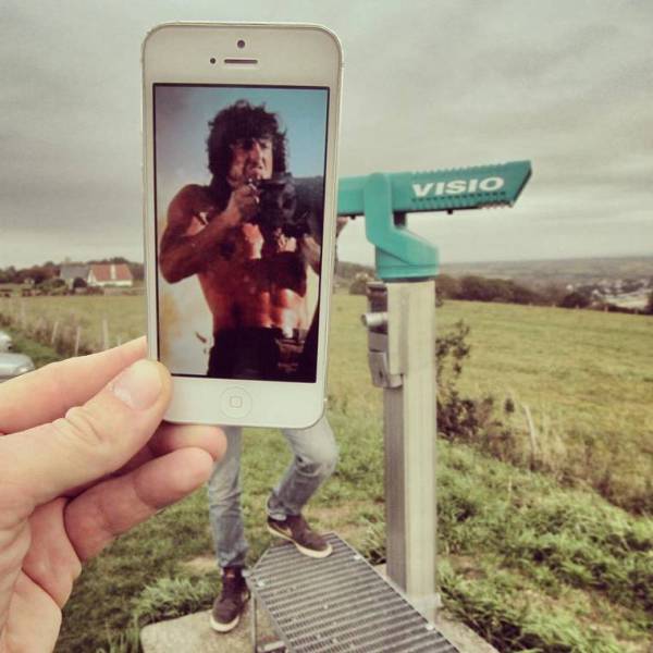 ‘Reality Revisited’ Project Where iPhone Photos Are Perfectly Placed