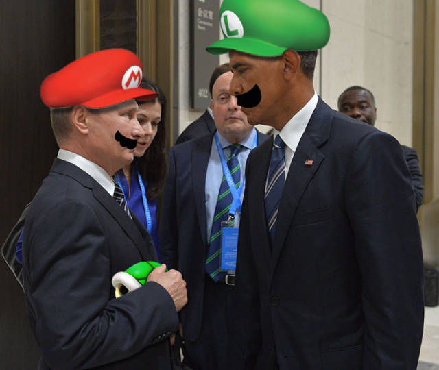 Obama-Putin Photoshop Battle. Hilarity Ensues