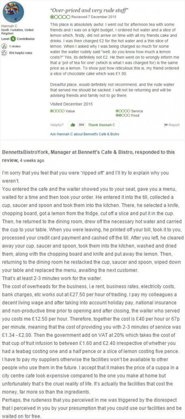 Funny Customer Complaints And Glorious Responses That Will Crack You Up