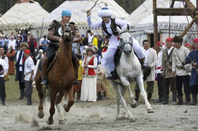 Steven Seagal At The World Nomad Games In Kyrgyzstan