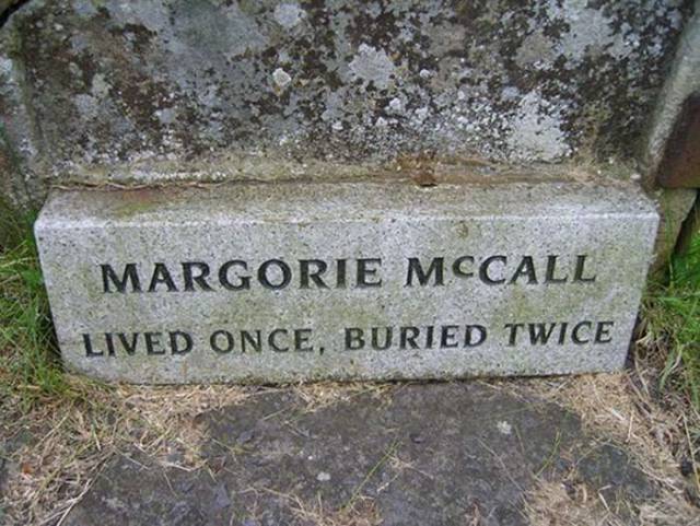 The Legend Of Margorie Mccall: Lived Once, Buried Twice