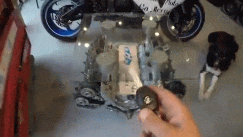 Guy Turns The Engine Of His Wrecked Car Into An Awesome Coffee Table