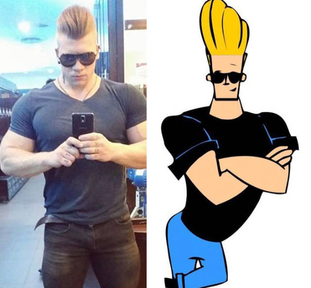 Cartoons And Their Impressive Real-Life Lookalikes