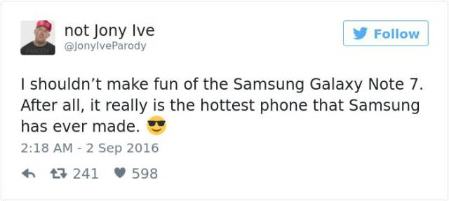 Priceless Reactions In Twitter To The New Samsung Phone Exploding