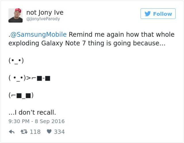 Priceless Reactions In Twitter To The New Samsung Phone Exploding