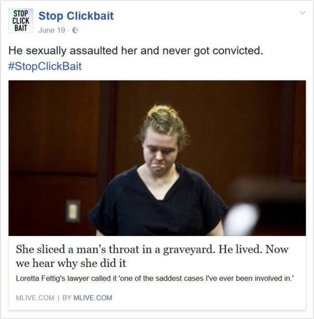 ‘Stop Click Bait’ Posts Will Save You From Disappointments And Will Save Your Time