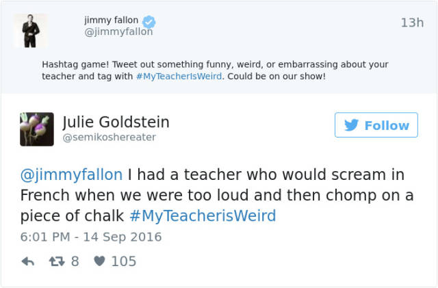 The Best Of “My Teacher Is Weird” Tweets