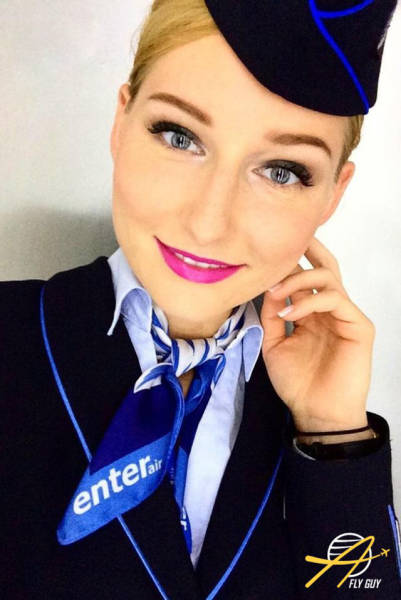 Female Flight Attendant Selfies From Around The World