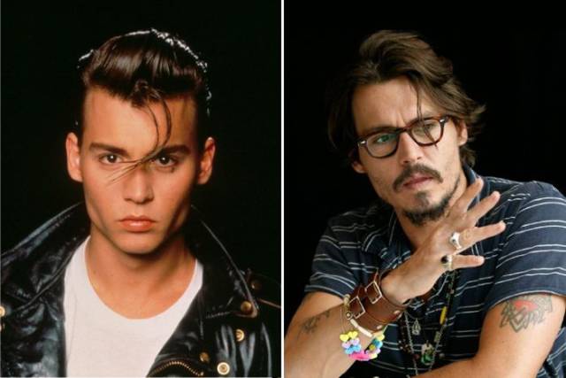 Interesting Photos Of Celebrities Back Then And Now