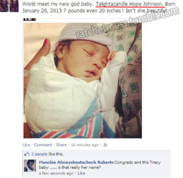 The Dumbest Baby Names Ever 27 Pics Izismile
