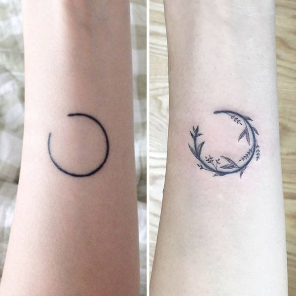 Lovely And Delicate Minimalist Tattoos By A Korean Artist