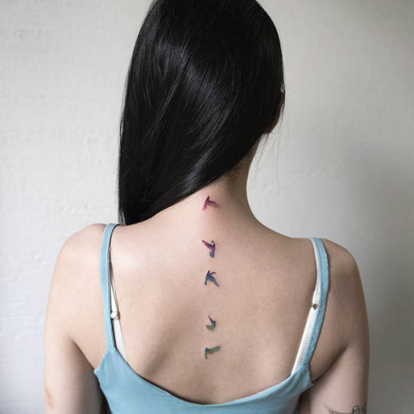 Lovely And Delicate Minimalist Tattoos By A Korean Artist