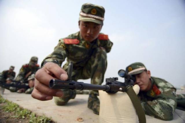 Training In The Chinese Army