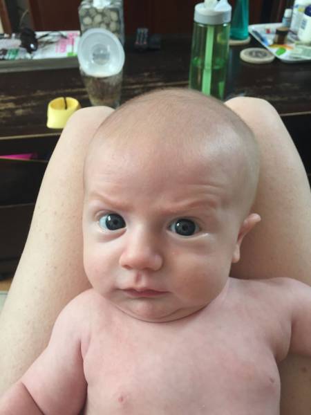 This Little Baby Has Facial Expressions Of An Adult And It’s Hilarious