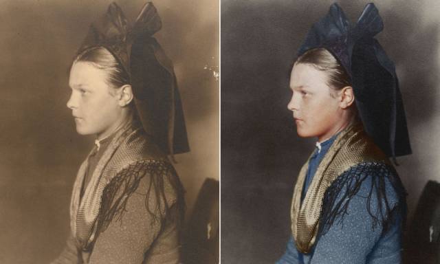 Colorized Black And White Photos Of Immigrants At Ellis Island