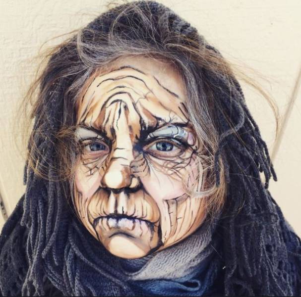 Incredible Makeup Transforms A 3-Year-Old Girl Into An Old Lady