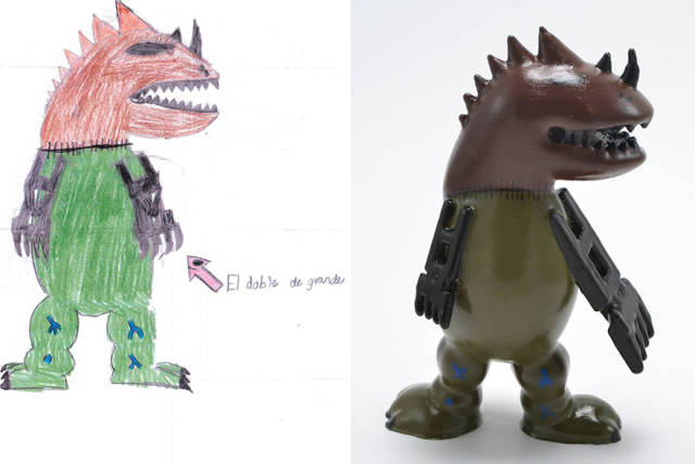 Kids’ Drawings Turned Into 3d Figurines