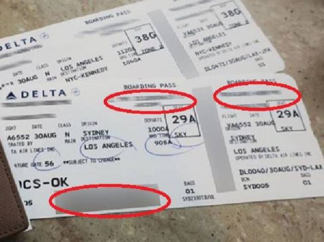 The Reason Why It Is Dangerous To Post A Photo Of Your Boarding Pass Online