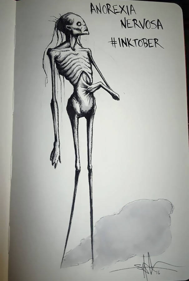 Guy Makes Brilliant Drawings Of Mental Illness And Disorders