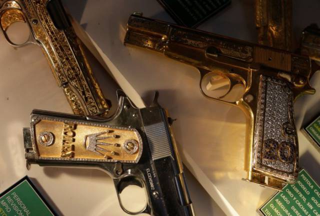 Drug Barons Really Liked Their Guns All Shiny