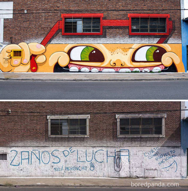 Dull And Faceless Buildings Are Being Transformed Into Something Great Thanks To These Street Art Masterpieces