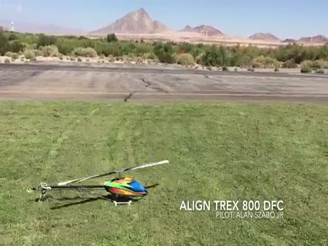 Guy Who Controls This RC Helicopter Has Some Mad Skills