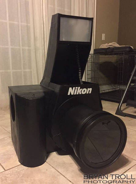 Guy Makes Camera Costume For Halloween That Actually Works