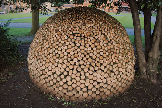 People Turned Firewood Stacking Into An Art