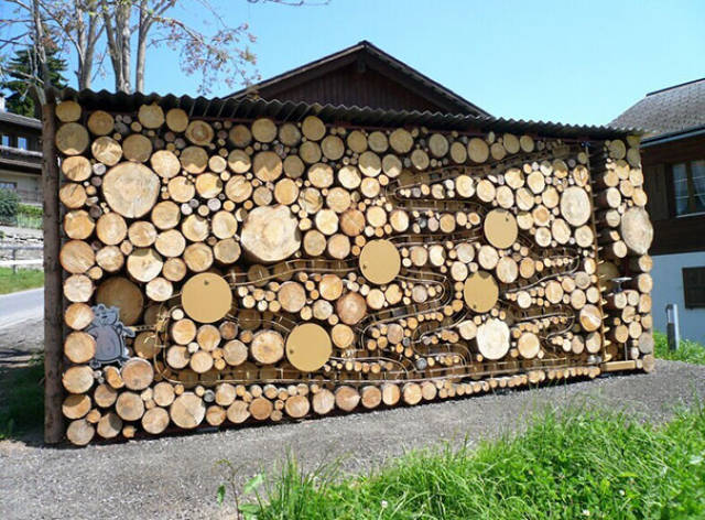 People Turned Firewood Stacking Into An Art