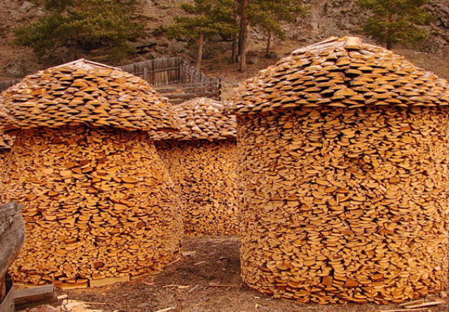 People Turned Firewood Stacking Into An Art