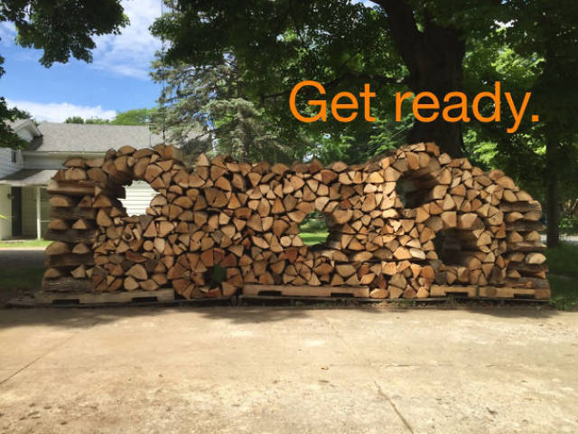 People Turned Firewood Stacking Into An Art