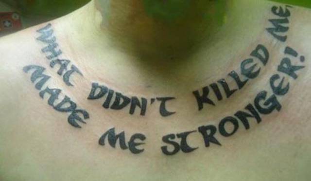 These People With Misspelled Tats Will Have ‘Big Regerts’ Soon Enough