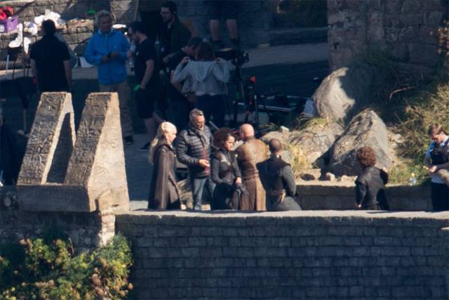 Emilia Clarke On The Set Of The Seventh Season Of "Game Of Thrones”