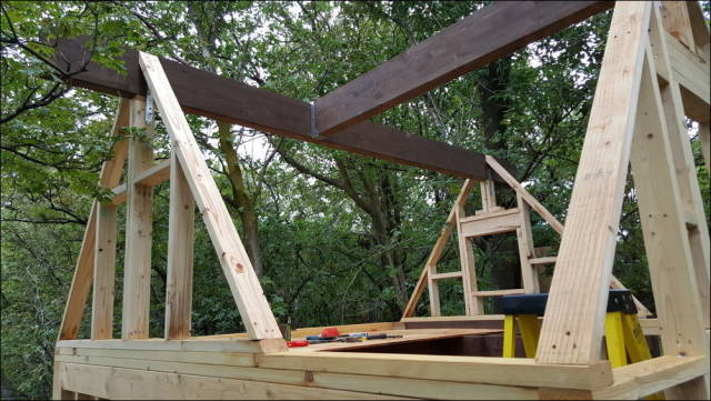 Guys Construct A Tree House For Kids And It Turned Out To Be An Awesome Build